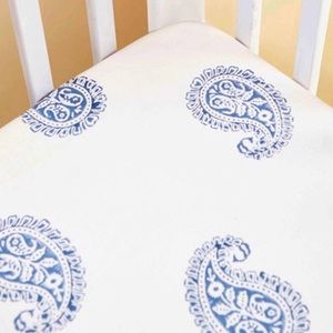 Malabar Baby Fitted Paisley Crib Sheet Color Fort